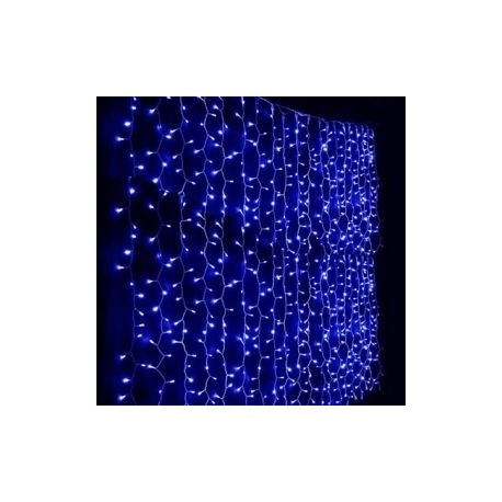 Světelná záclona -modrá