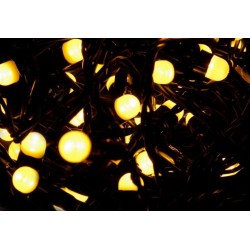 Vánoční led osvětlení - velké diody teplá bíla