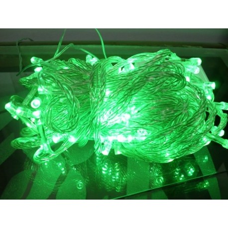 Zelená řetěz 180LED na stromeček