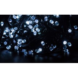 Vánoční led osvětlení - diamantové diody ledově bílá 240led diod
