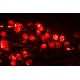 Vánoční led osvětlení - diamantové diody červená 240led diod