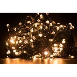 Vánoční led osvětlení - diamantové diody teplá bílá 240led diod