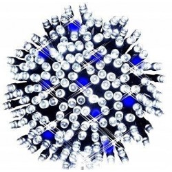 Studená bílá 100ks led diod s flash efektem